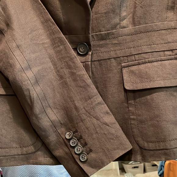 Two piece J. Crew Linen Suit (Pants & Jacket) - Picture 3 of 6